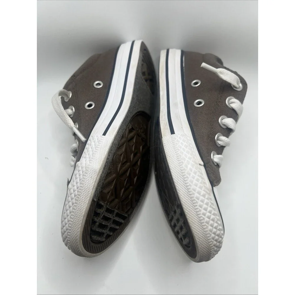 Converse CTAS Street Slip Youth Size 1 Grey Blue Stripe EUC